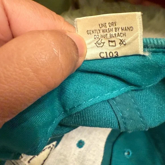 Adidas Blue and Black Corduroy Cap - Picture 5 of 7